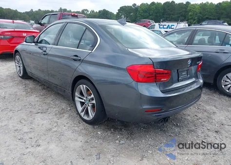 2017 BMW 330I из США, поврежденный, VIN WBA8B9G54HNU09617